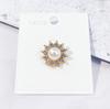 Broche caricaturesco anti-exposición versátil estilo japonés y coreano, ramillete, pin para escote de suéter cárdigan, gemelos, accesorios de moda decorativos