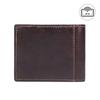 Explosiones Transfronterizas Cuero Encerado al Aceite Billetera para Hombre Cuero Superior Billetera Doble RFID Clip Dorado Porta Tarjetas Multitarjeta