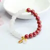 Pulsera de Cinabrio Guan Yu Pulsera de Arena Imperial Pulsera de Tendencia Nacional Estilo Étnico Fábrica de Arena Chen Venta al por Mayor Dropshipping S3052204