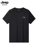 Camiseta de Manga Corta Jeep Spirit Jeep Cuello Redondo Transpirable Elástica Casual Deportiva Running Secado Rápido Fresca para Hombre