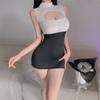 Quente para Dormir Oco Tentação Uniforme Sexy Feminino Apertado Secretária Saia de Quadril Tentação Sexy Sexy Atacado 218