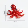 Adornos Decorativos de Pulpo Flamenco Adornos Creativos de Dibujos Animados Lindos Adornos de Escritorio Animales de Vidrio