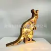Corte Láser Ensamblado 3D Contrachapado Iluminación LED Forma de Animales del Bosque Muebles para el Hogar Luces Decorativas