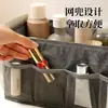 Organizador multicamadas transfronteiriço, caixa de armazenamento de mesa dobrável, recipiente portátil para armazenamento de cosméticos para uso em casa e em dormitórios