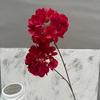 Flor de hortênsia coreana de cabeça dupla diâmetro 14cm palco de casamento fundo floral construção de flores comércio exterior flor artificial