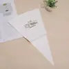 Saco de Confeitar de Algodão Reutilizável Grande Material Poliéster Algodão Saco de Confeitar Creme Ferramentas de Confeitaria DIY para Bolo