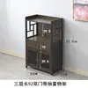 Simples estilo chinês armário lateral para chá rack de armazenamento de chão montagem multicamadas gaveta armário de água para chá armazenamento de conjunto de chá pequena mesa de chá armário lateral