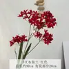 Flores Artificiales Frescas Estilo Coreano Orquídea Hada de 3 Puntas Exhibición de Ventana Decoración de Centro Comercial Flores Hechas a Mano Materiales para Arreglos Florales de Bodas