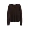 Serie DopaminaTejido Pesado Cepillado ~ Suéter de Punto de Seda y Cachemira Suave y Cómodo para Mujer, Jersey de Otoño e Invierno