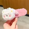 Lindo pasador de pinza para el pelo de oso de peluche con pico de pato, pinza para flequillo lateral, accesorio para el pelo, pasador, pasador