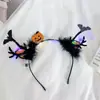 Halloween Flor Sombria Galho de Cervo Headband Festa Dançante Headband Borboleta Artificial Foto Engraçada Fantasia para Fantasiar
