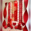 Nuestro Set de Decoración de Boda Incluye un Tapiz de Boda para la Pared del Fondo, Adecuado para Decorar la Habitación de Bodas, la Sala de Estar y el Nuevo Hogar tanto para la Novia como para el Novio