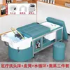 Cama de Terapia para la Cabeza Tailandesa Transfronteriza, Cama para Lavar el Cabello de Salón de Belleza, Calentador de Agua, Cama de Terapia para la Cabeza de Temperatura Constante Integrada con Circulación de Agua para Fumigación