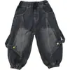 Pantalones de Otoño para Niños 2026 Nuevos Pantalones Linterna Primavera-Otoño Estilo Coreano Jeans Sueltos para Niños Jeans para Niños