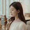 Colección del Mismo Estilo de Zhao Lusi, Deja que Brille, Pendientes de Perla del Mismo Estilo de Zhao Lusi para Mujer, Lujo Accesible y Pendientes de Gama Alta