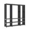 Armario sencillo modular ensamblado, armario para viviendas de alquiler, armario de tela personalizado transfronterizo, armario metálico tipo estantería