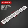 Malla de Ventilación para Gabinete de Aleación de Aluminio Blanco Cubierta Decorativa para Zapatero Rejilla de Agujero de Ventilación Rejilla de Disipación de Calor Agujero Cubierta de Agujero de Escape