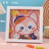Pintura de Diamantes de Dibujos Animados Transfronteriza DIY Hecha a Mano Enmarcada Diamante Completo Princesa Anime Pintura de Diamantes Juguetes Educativos Venta al por Mayor