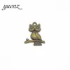 YuenZ accesorios para joyería diy búho retro aleación colgante comercio exterior venta caliente D124