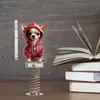 Nuevo Encantador Colgador de Acrílico Plano de Animales Lindos con Resorte para Espejo Retrovisor de Coche, Mochila o Llavero de Amazon