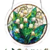 Produto Novo Personalizado Azure Bloom Sun Catcher Sussurrante Quebra-Cabeça de Acrílico Pendurado na Janela Decoração de Casa Quebra-Cabeça de 83 Peças