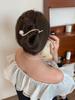 Horquilla con clip para la cabeza de perla de alta calidad, con hebilla de rana, para mujer, de verano, con forma de pico de pato