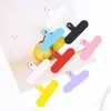 Parche de Silicona para Correa de Teléfono Color Macarrón Agujero en Forma de T Pegatina Trasera para Funda de Teléfono Pieza Colgante Fija Anti-Pérdida DIY