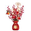 Decoração de Ano Novo balde de abraço arranjo de flores chinês balde de bênção lanche de Ano Novo flor decoração do Festival da Primavera suprimentos de decoração de casamento