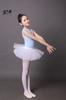 Roupas de Ginástica Abertas no Gancho Dividido para Adultos e Crianças Algodão Puro Vazado Costas Grandes Roupas de Dança Meninas Ballet Teste Competição Regulamentos Saia