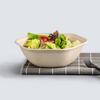 Pulpa de Paja Desechable Hexagonal Pulpa de Papel Natural Caja de Pulpa de Papel Tazón de Papel Lonchera Tazón de Ensalada Biodegradable Caja de Ensalada Pulpa de Caña de Azúcar