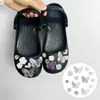 Accesorios para zapatos tipo ballet perforados DIY, accesorios de perlas y pedrería, hebillas de zapato desmontables de alta gama y decoraciones para la superficie del zapato