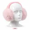 Nuevos de Invierno Lindos Brillantes de Seda Cálidos Antifrío Antihielo Orejeras para Mujer Engrosadas de Felpa Plegables Cubreorejas Cálidos
