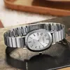 Reloj digital de aleación nueva, banda de acero de bambú, caja ovalada, números arábigos, venta directa de fábrica, reloj de cuarzo