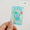 Personagem Sanrio Pequeno Cartão Pingente de Resina Acrílico Fofo Desenho Animado Anime Estilo Ins Acessórios Bolsa Chaveiro