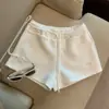 Shorts Casuales Rosas de Cintura Alta con Cordón 2026 Verano Estilo A-line Adelgazante Pierna Ancha Estilo Casual Hot Girl Versátil