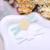Acessórios de Cabelo DIY com Impressão Acrílica Colorida X Floral Fresco de Verão Processados e Personalizados Presilha Lateral Joias Acessórios