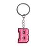 Llavero de Letra Rosa Colgante para Bolsa Escolar Llavero de Bolsa de Sentido Avanzado Llavero de Colgante Pequeño Pvc en stock