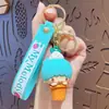 Chaveiro de Fruta em Vaso Desenho Animado Sanrio Cachorro de Orelhas Grandes Boneco Criativo Pingente para Carro Bolsa Pequeno Presente Venda por Atacado