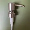 Fabricantes fornecem em estoque vidro transparente 400ml luxo leve dispenser de sabonete líquido para chuveiro engarrafamento saboneteira