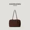 Bolso Boston Ligero de Color Sólido Nuevo para Mujer Estilo Coreano de Alta Gama Versátil Simple Casual para Viajes Diarios Bolso de Hombro