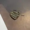 Lindo oso conejo de dibujos animados con diamantes completos accesorios de aleación retro amor accesorios para el cabello pendientes ropa DIY accesorios hechos a mano