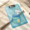 Prancheta Clip A4 para Estudante Pasta de Plástico Rígido de Alto Valor Prancheta para Escrever Lição de Casa Material de Arquivo de Provas Prancheta de Clip para Escrita