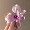 2025 Início da Primavera Flor de Simulação Grampo de Cabelo Estilo Desejo Puro Grampo de Cabelo Orquídea do Oceano Estilo Festa Fotografia Clipe Lateral Acessórios de Cabelo para Atmosfera