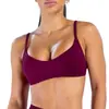 DF Cross-Border Novo Sutiã de Yoga Sem Costura com Alça Fina para Mulheres, Camisole de Secagem Rápida Justa com Lindo Design nas Costas, Roupa de Yoga Roupa Íntima Esportiva