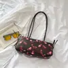 Bolsos para Mujer 2026 Verano Nuevo Estilo Bolsa de Compras Hombro Único Gran Capacidad Estampado de Cerezas Moda Bolso Tote Simple Bolso de Mano