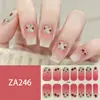 ZA - Adhesivo para uñas blanco sin hornear, totalmente impermeable, parche para decoración de uñas, sensación avanzada, simple, pegamento para esmalte de uñas al por mayor