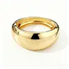 Pulsera abierta irregular de aleación de oro transfronteriza europea y americana, pulsera de lujo ligera para mujer