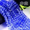 10 lotes de cuentas cúbicas de cristal cuentas cuadradas de vidrio 4/6/8 mm cuentas cuadradas de azúcar materiales para accesorios de joyería DIY