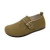 26 Zapatos de Tela de Pekín Estilo Nuevo de Primavera, Planos Cómodos Modernos Suela Suave Slip-On Casuales para Mujer