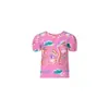 Camiseta ligera transpirable de manga corta, ajustada, elástica, con raya vertical, cuello alto, chaqueta de verano nueva arrugada Western Air para mujer